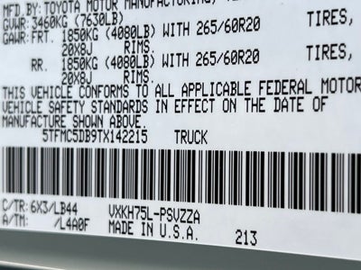 2026 Toyota Tundra i-FORCE MAX Tundra 1794 Edition
