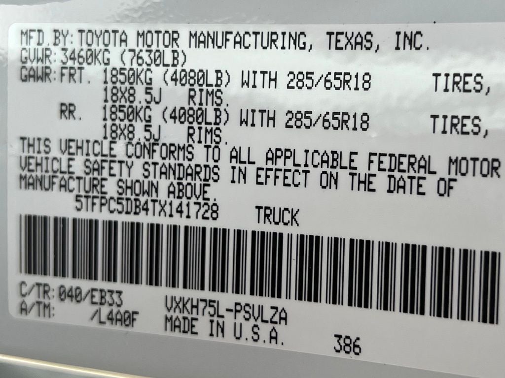 2026 Toyota Tundra i-FORCE MAX Tundra TRD Pro