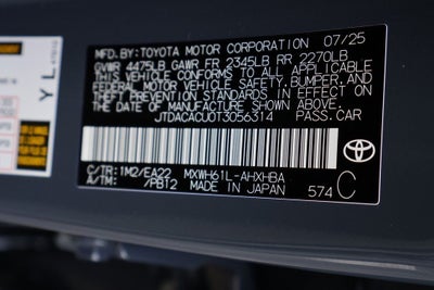 2026 Toyota Prius Plug-in Hybrid XSE Premium