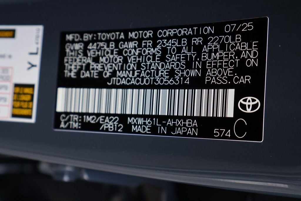 2026 Toyota Prius Plug-in Hybrid XSE Premium