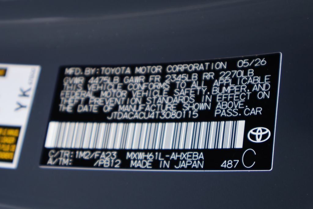 2026 Toyota Prius Plug-in Hybrid SE
