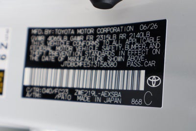 2026 Toyota Corolla Hybrid SE