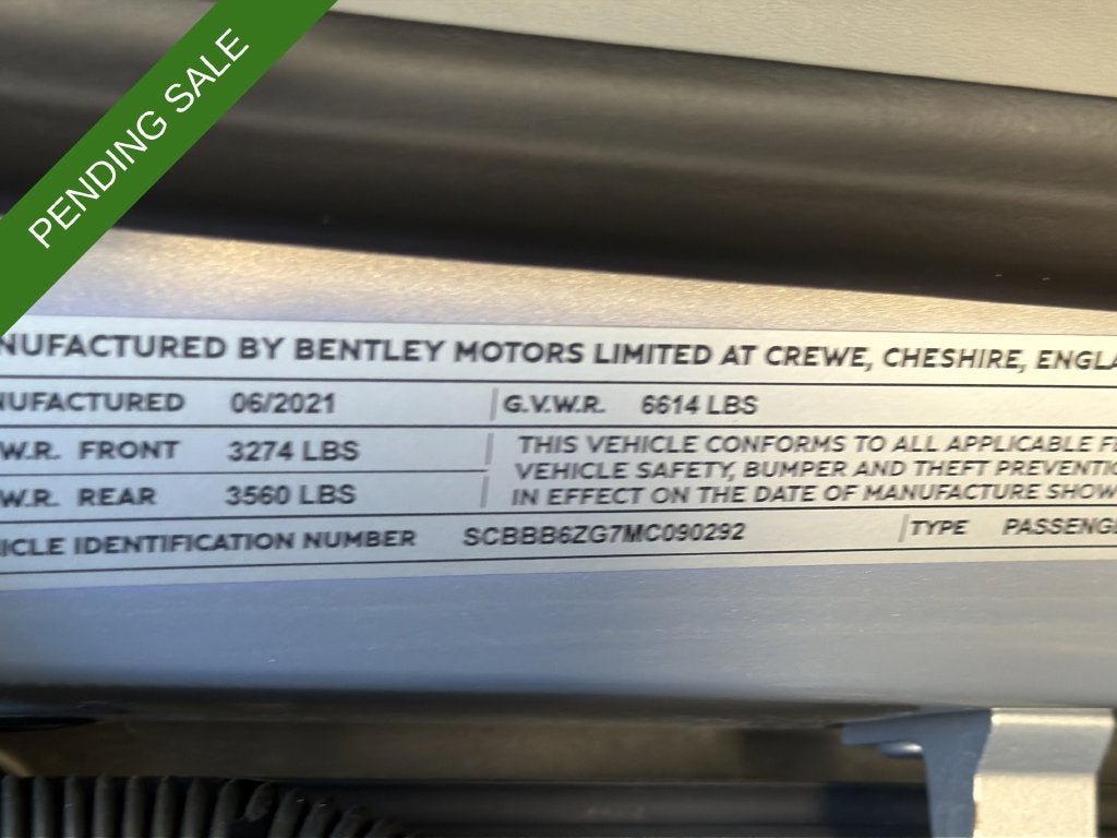 2021 Bentley Flying Spur W12