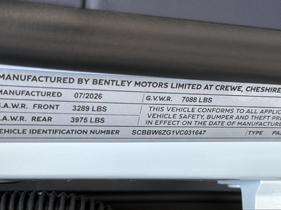 2027 Bentley Flying Spur Azure