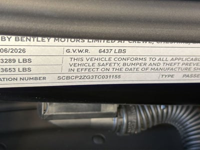2026 Bentley Continental GT Base