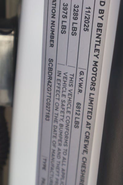 2026 Bentley Continental GTC Speed