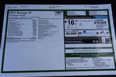 2025 Bentley Bentayga Base