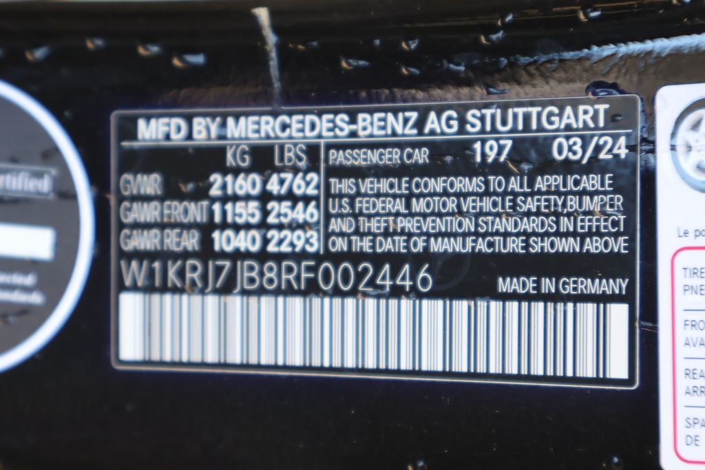 2024 Mercedes-Benz AMG® GT 63 Base 4MATIC®