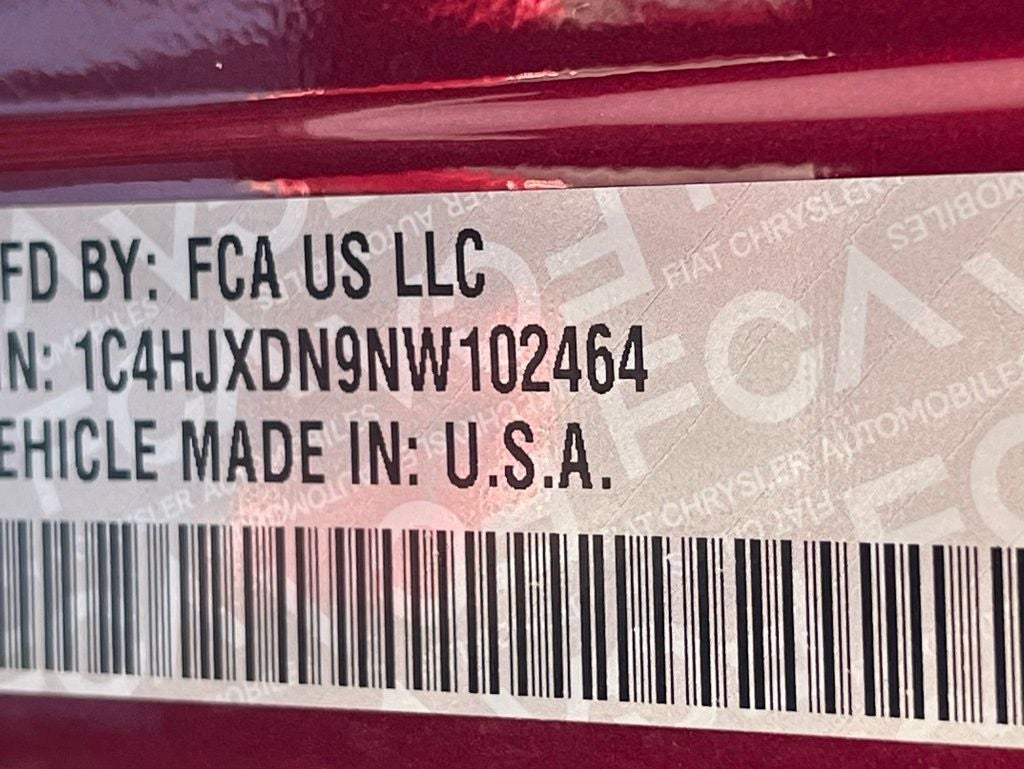 2022 Jeep Wrangler Unlimited Willys