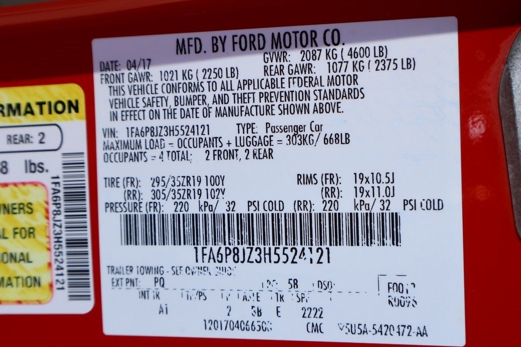 2017 Ford Mustang Shelby GT350