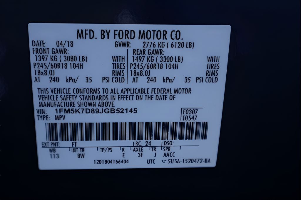 2018 Ford Explorer XLT