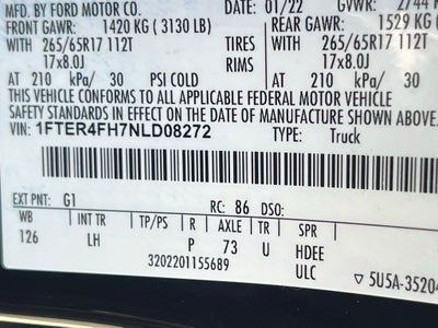 2022 Ford Ranger XLT