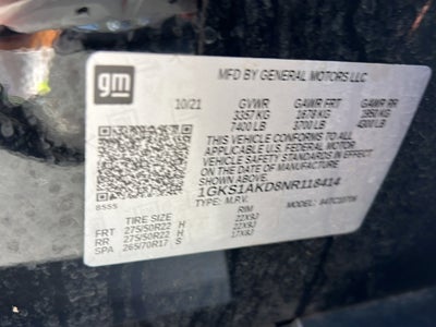 2022 GMC Yukon SLE