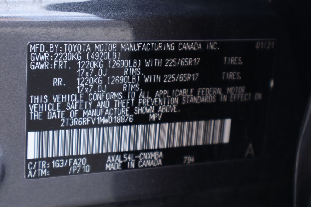 2021 Toyota RAV4 Hybrid XLE