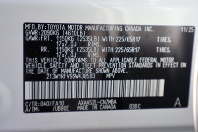 2025 Toyota RAV4 XLE