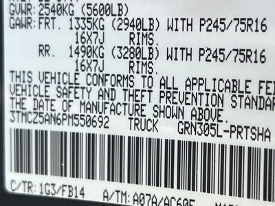 2023 Toyota Tacoma SR V6