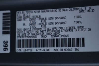 2025 Toyota Tacoma SR5