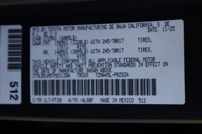 2026 Toyota Tacoma SR5