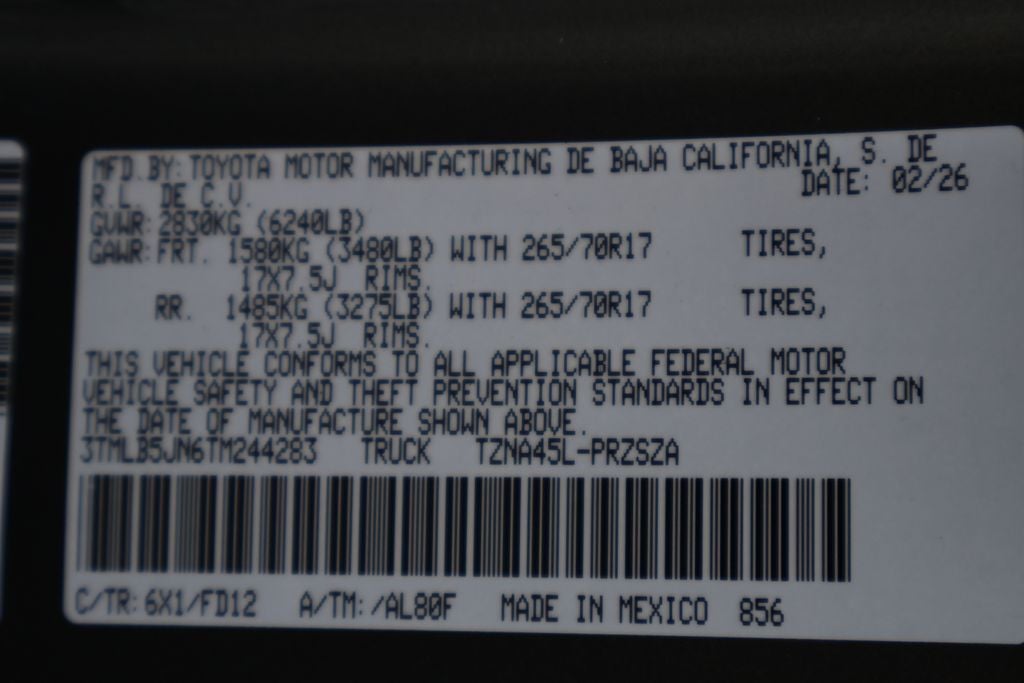 2026 Toyota Tacoma TRD Off-Road