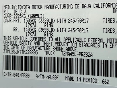 2026 Toyota Tacoma SR5