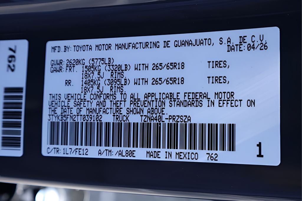 2026 Toyota Tacoma TRD Sport