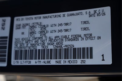 2026 Toyota Tacoma SR5