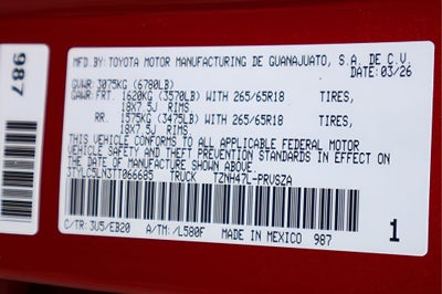 2026 Toyota Tacoma Hybrid Limited