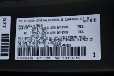 2025 Toyota Tacoma Hybrid Limited