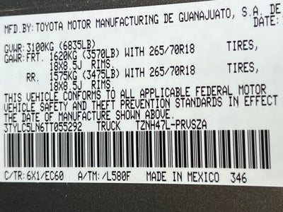 2026 Toyota Tacoma Hybrid Trailhunter