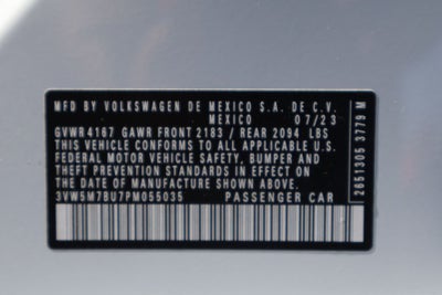 2023 Volkswagen Jetta 1.5T S
