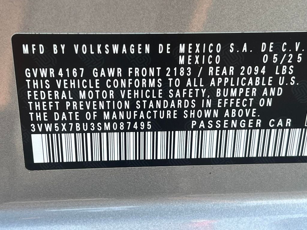 2025 Volkswagen Jetta 1.5T S