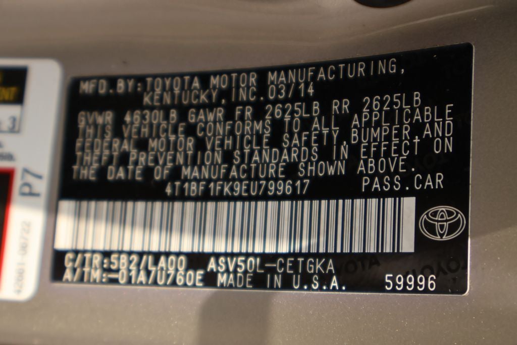 2014 Toyota Camry XLE