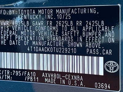 2026 Toyota Camry LE