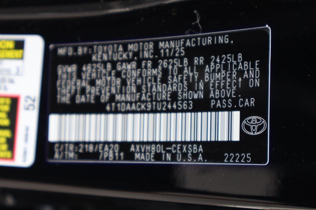 2026 Toyota Camry SE