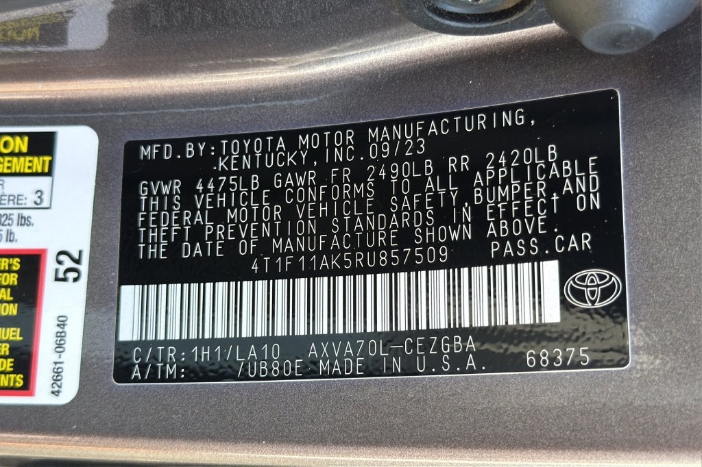 2024 Toyota Camry XLE