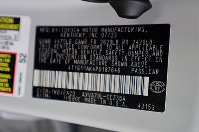 2023 Toyota Camry SE