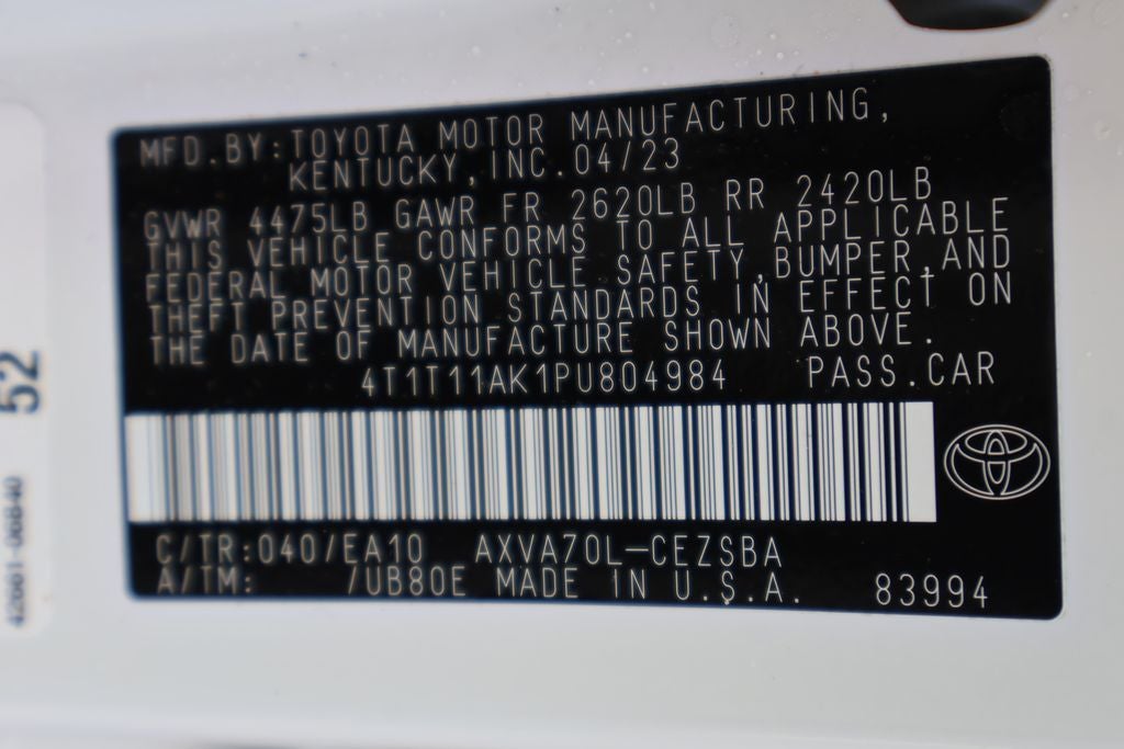 2023 Toyota Camry SE