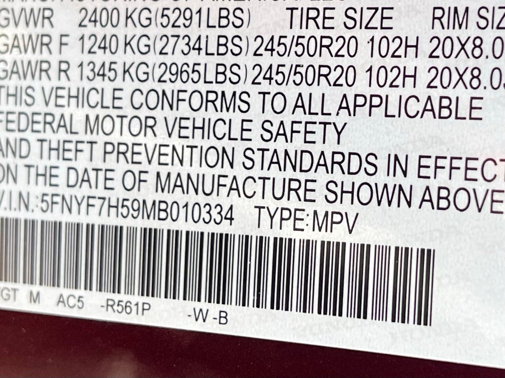 2021 Honda Passport EX-L