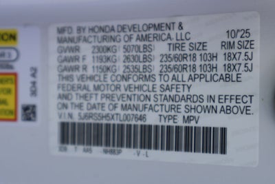 2026 Honda CR-V Hybrid Sport