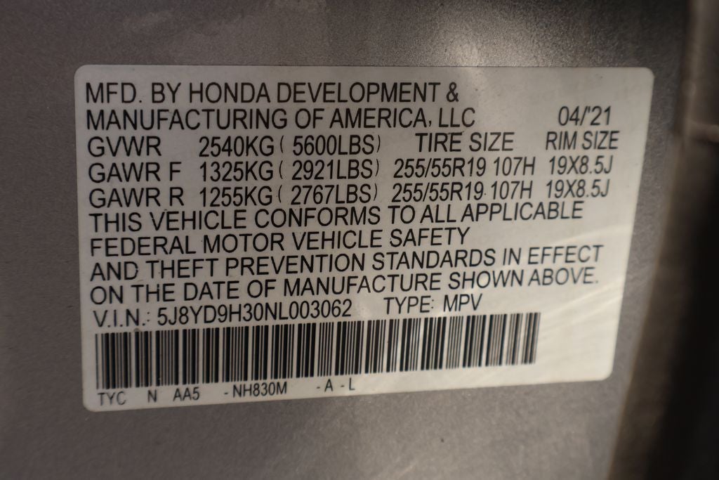 2022 Acura MDX 3.5L