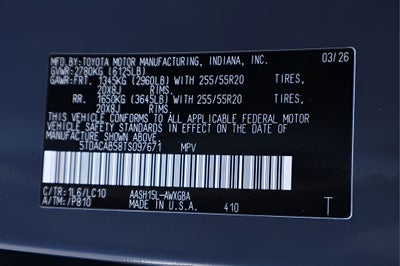 2026 Toyota Grand Highlander Hybrid Limited