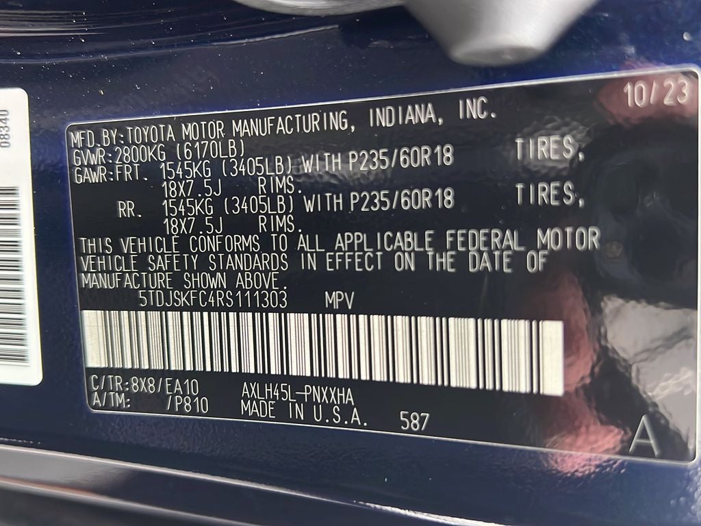 2024 Toyota Sienna XLE 7 Passenger