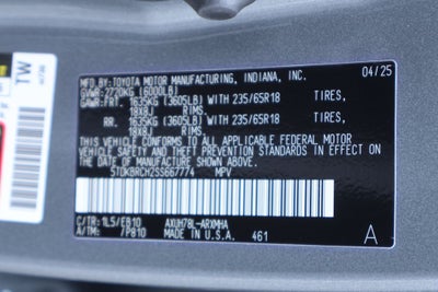 2025 Toyota Highlander Hybrid XLE