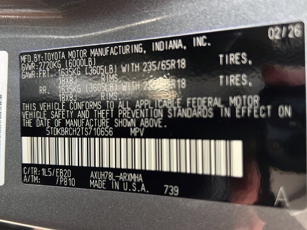 2026 Toyota Highlander Hybrid XLE