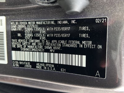 2021 Toyota Sienna LE 8 Passenger