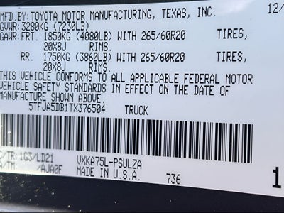 2026 Toyota Tundra Limited