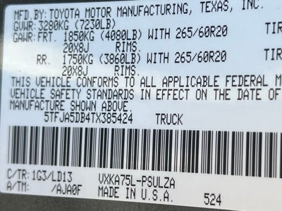 2026 Toyota Tundra Limited