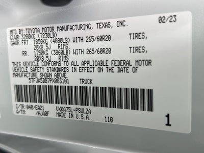 2023 Toyota Tundra Limited