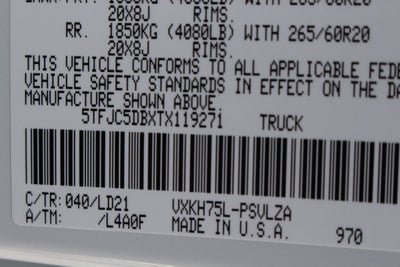 2026 Toyota Tundra Limited