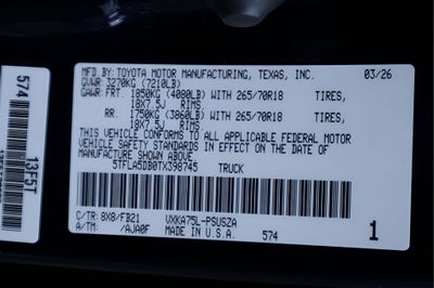 2026 Toyota Tundra SR5